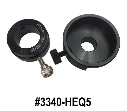 iOptron Adapter for iPolar Polarscope to HEQ5 Mount - 3340-HEQ5