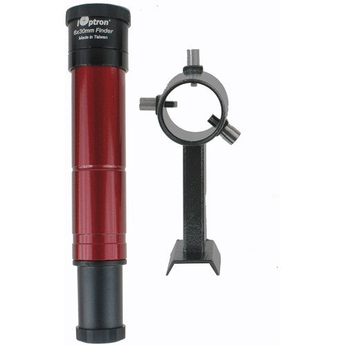 iOptron 6x30 Red Finderscope with Bracket - 6151