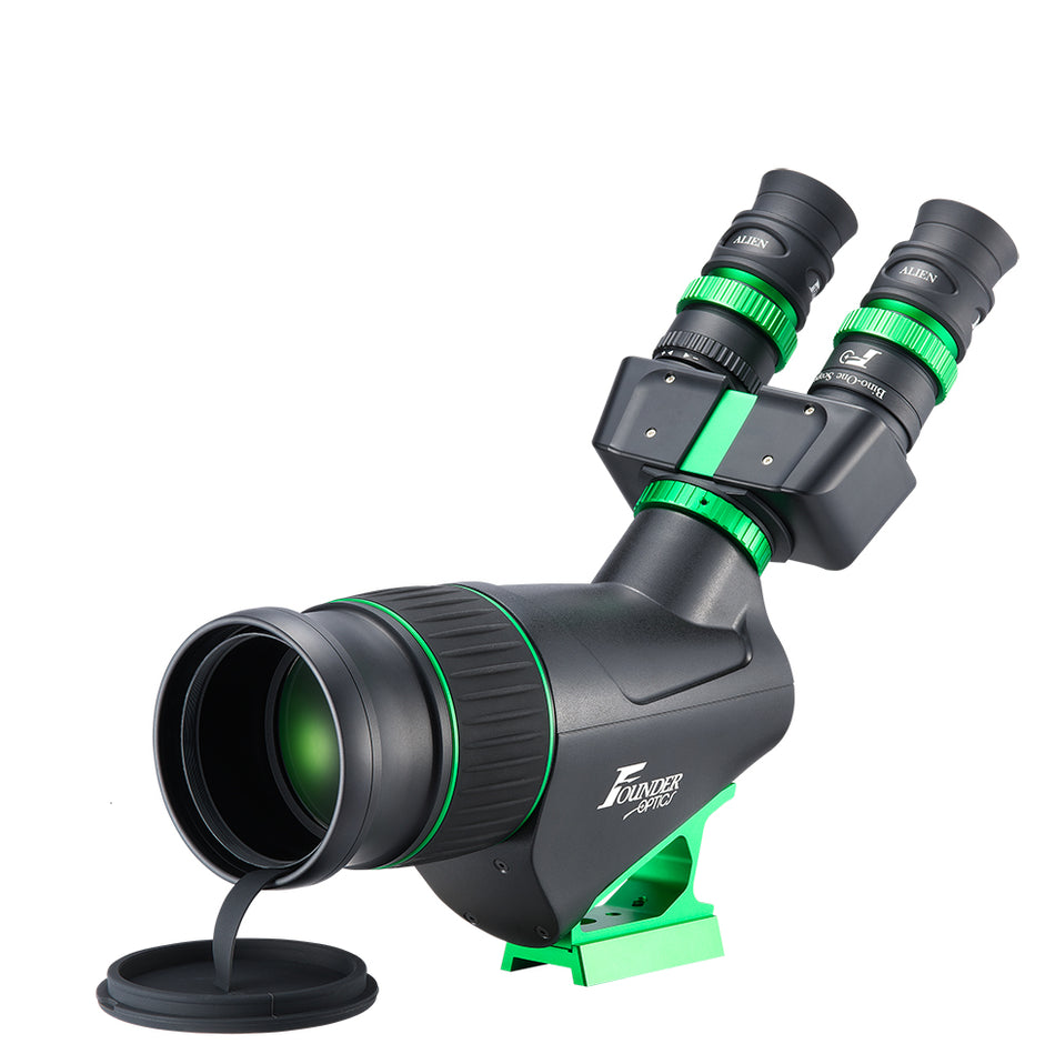 Founder Optics Bino-One 72 mm ED Spotting Scope with Divergent Binoviewer & Eyepieces - BOS72