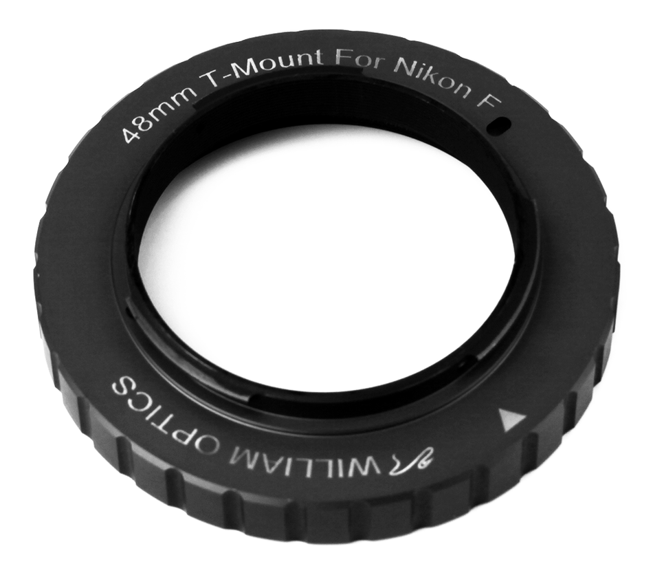 William Optics M48 Nikon F T-Ring - Black - TM-NK-F-M48