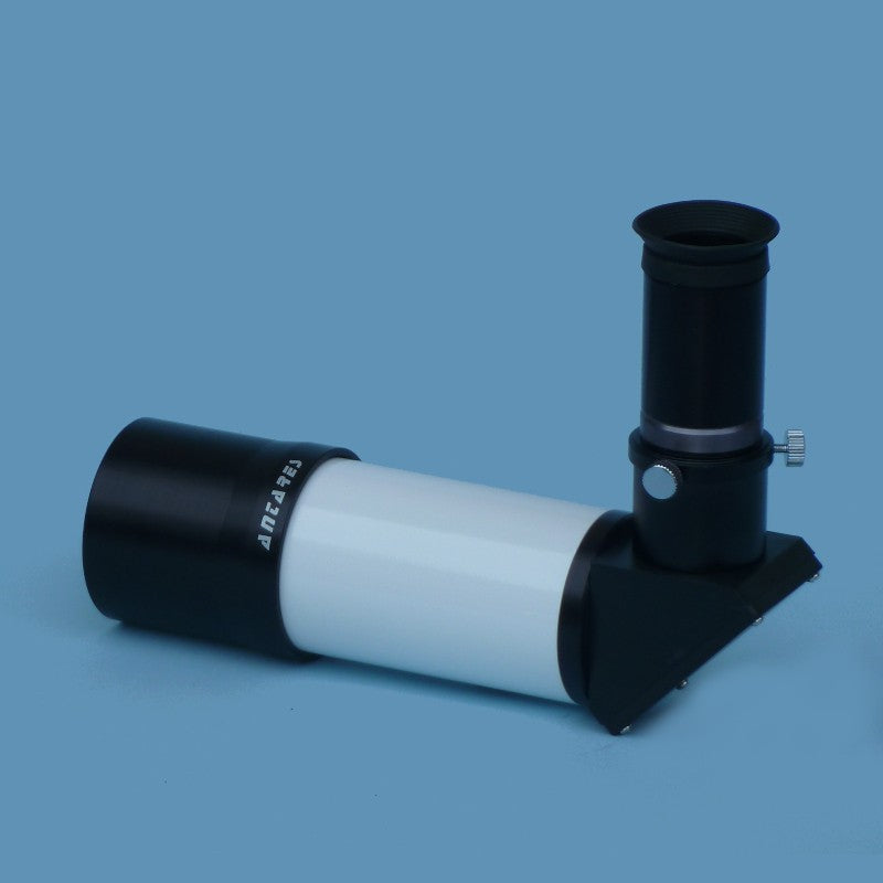 Antares 7x50 Right Angle Finderscope - White - FRWT