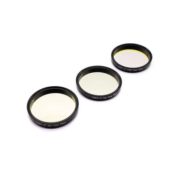 ZWO 2" Ha SII OIII 7nm Filter Set - NB7NMD2