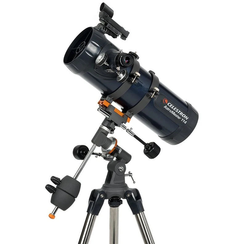Celestron AstroMaster 114 EQ - 4.5" Compact Reflector Telescope w/ Equatorial Mount - 31042 (Pre-owned)
