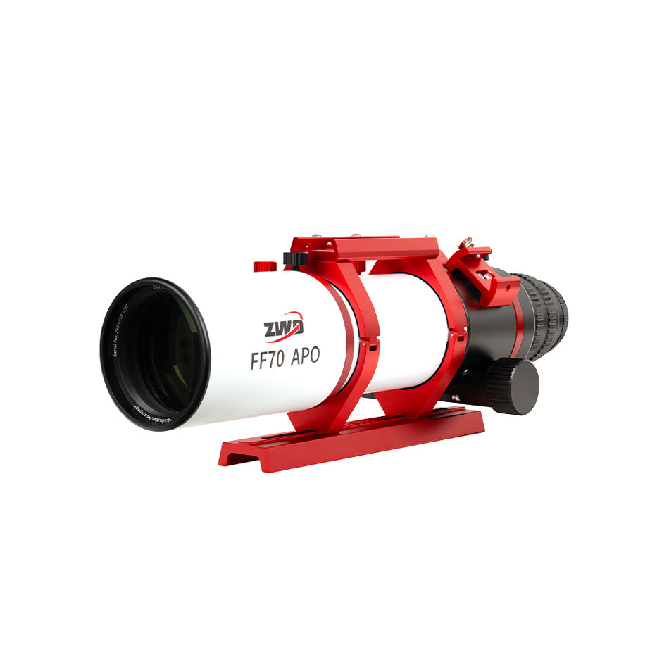 ZWO FF70 Flat Field APO Refractor with AM3N Mount Bundle - FREE TC40/PE160! - FF70+AM3N