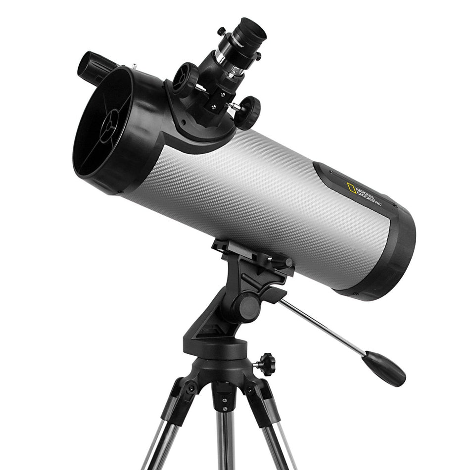 National Geographic by Explore 114 mm Alt-Az Reflector with Free Moon Filter & 2025 Night Sky Almanac!