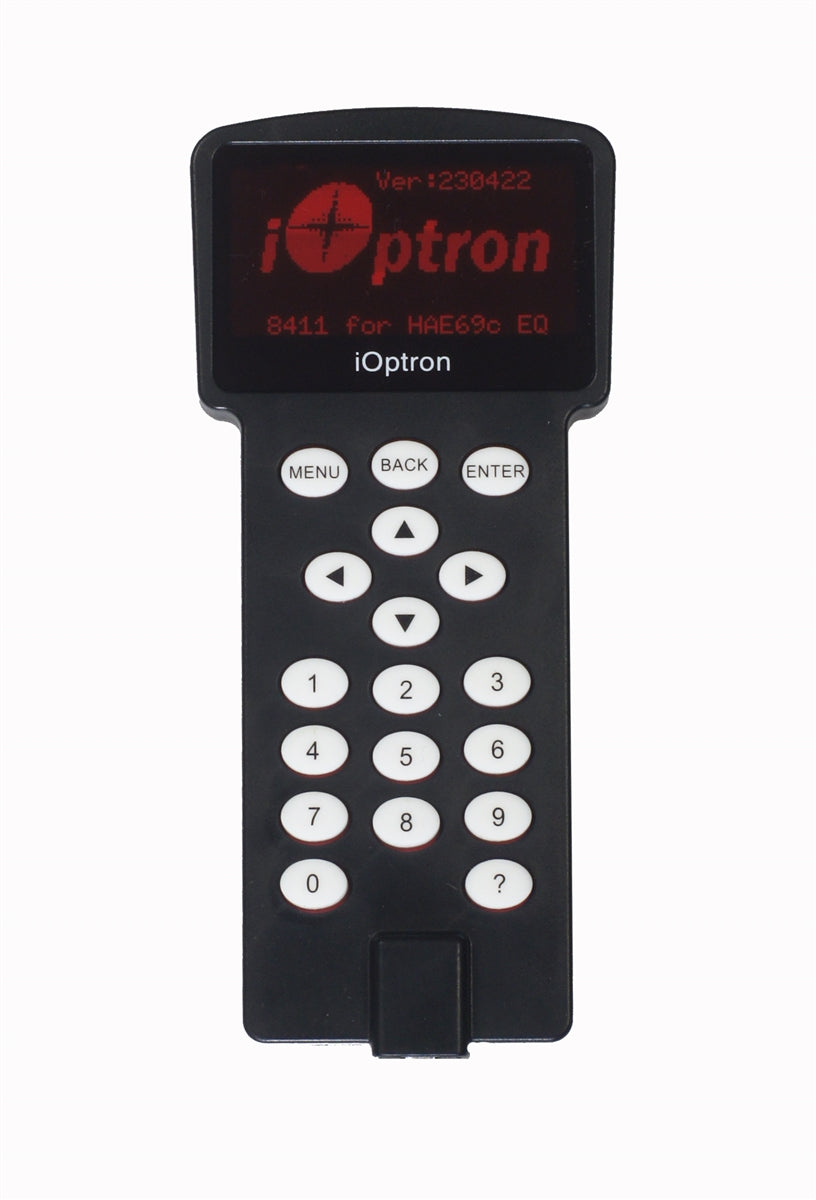 iOptron Go2Nova® 8411 Hand Controller for Most HAE SWG Mounts - 8411