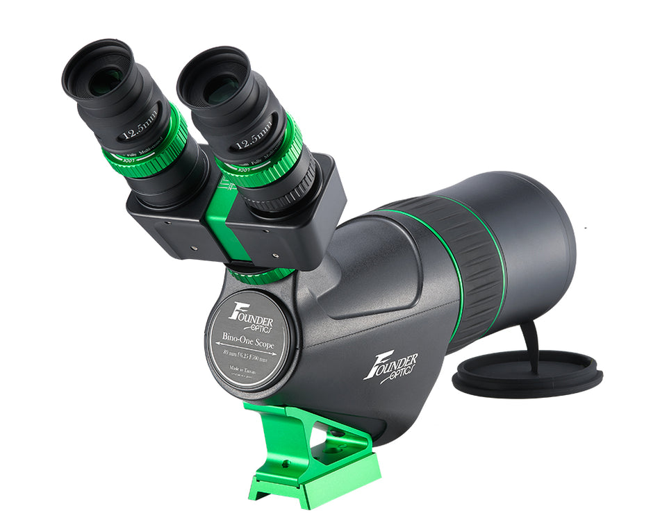 Founder Optics Bino-One 72 mm ED Spotting Scope with Divergent Binoviewer & Eyepieces - OPEN BOX!