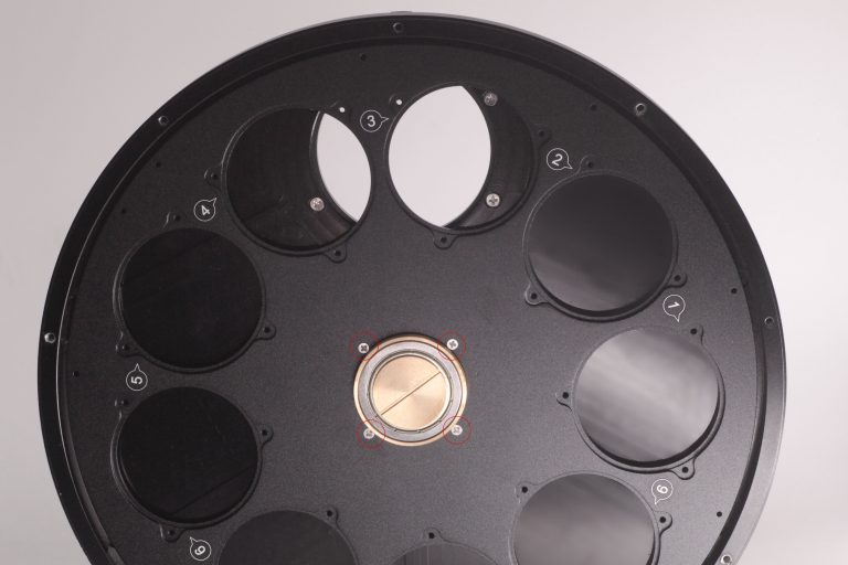 QHY 9 x 50 Round or 7 x 50 Square CFW3XL Color Filter Wheel - Extra La ...