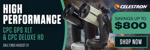 Celestron high performance CPC GPS XLT and CPC Deluxe HD sale &mdash; ends August 31