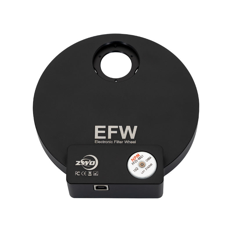 ZWO EFW Electronic Filter Wheel - 8 X 1.25" or 31 mm - EFW-8X125