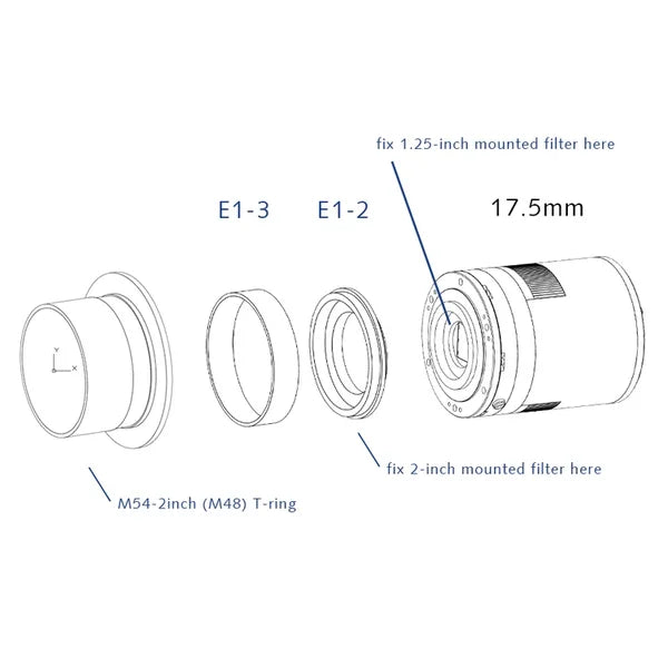 QHY E1 Combo Adapter Set - 20119