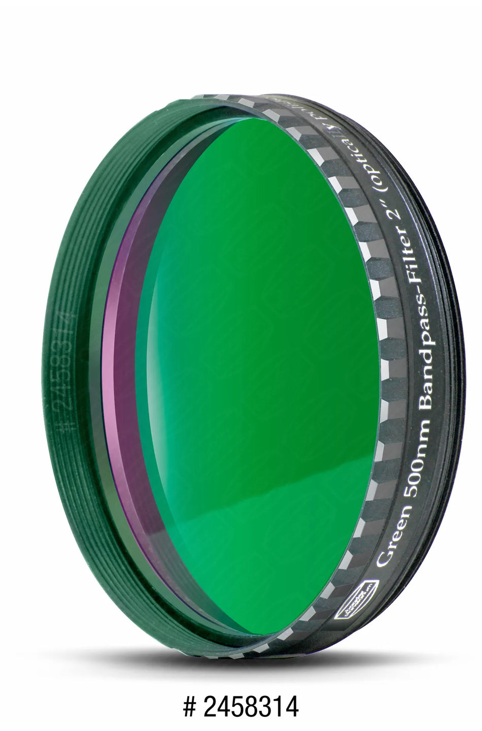 Baader 2" Green 500nm Bandpass Filter - Round Mounted - FCFG-2