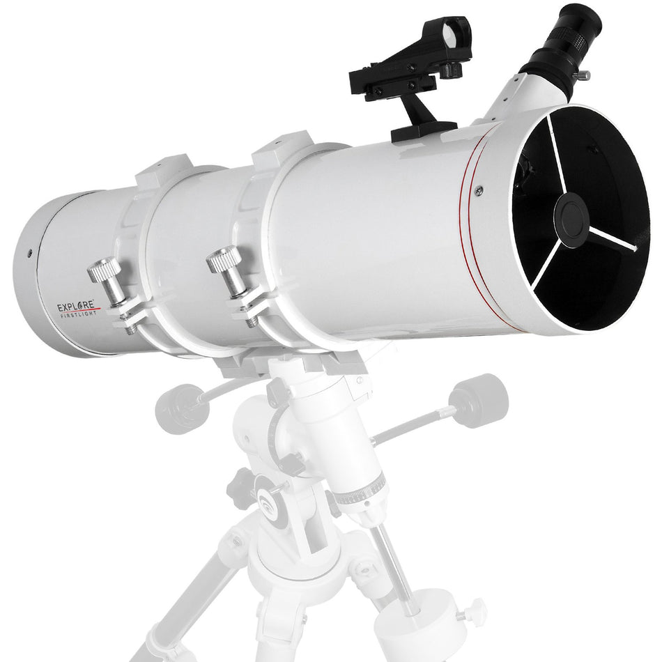 Explore 130 mm Reflector Equatorial Telescope with Free Light Pollution & Moon Filters!