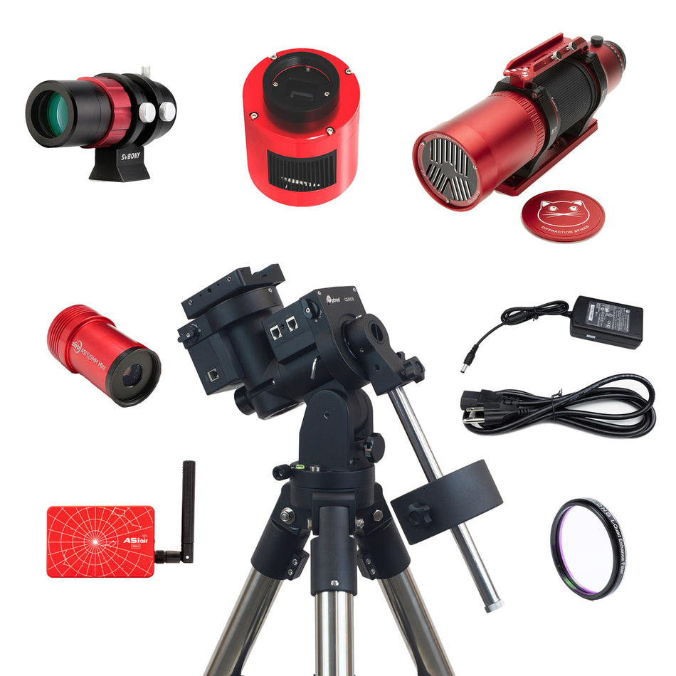 William Optics RedCat 71 Refractor with iOptron CEM26 Equatorial Mount & ZWO ASI585MC-PRO Imaging Bundle!