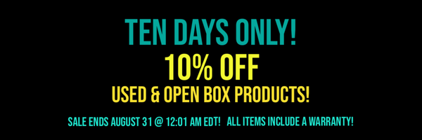Ten days only &mdash; 10% off used and open box products at Khan Scope Centre