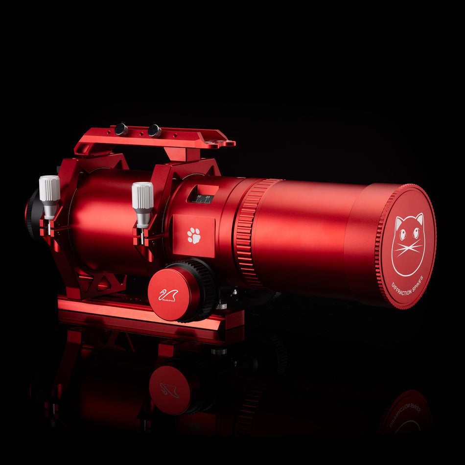 William Optics Red Cat71 WIFD - RedCat 71 mm f/4.9 Refractor with WIFD & Free 32mm Guide Scope! - T-C-71RDII