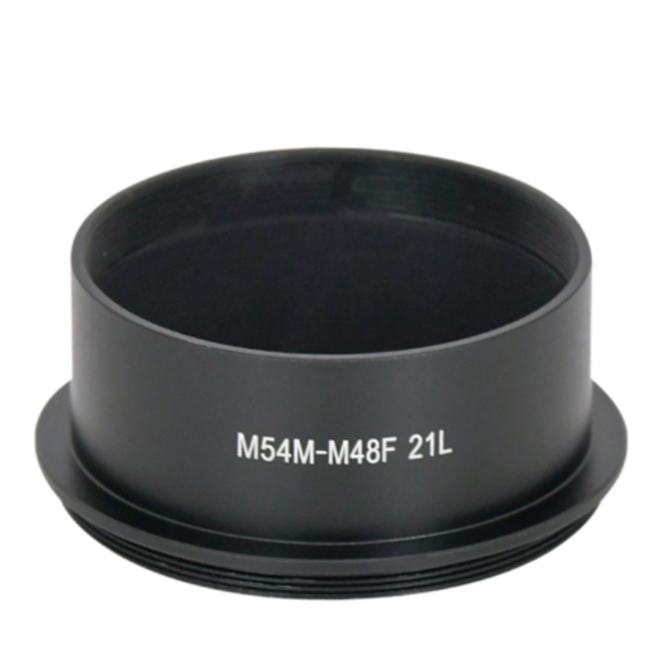 WO M54 (mâle) - Rallonge M48 (femelle)/embout nasal M54 2" longueur 21 mm - ZWO M54-M48-21