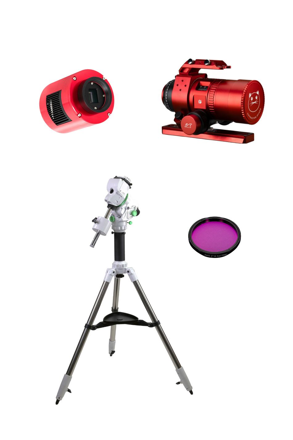 Save $$$! Portable Astrophotography Bundle For Imaging The Deepest Objects in our Universe! Includes a Free ZWO 2" UV/IR Cut Filter!