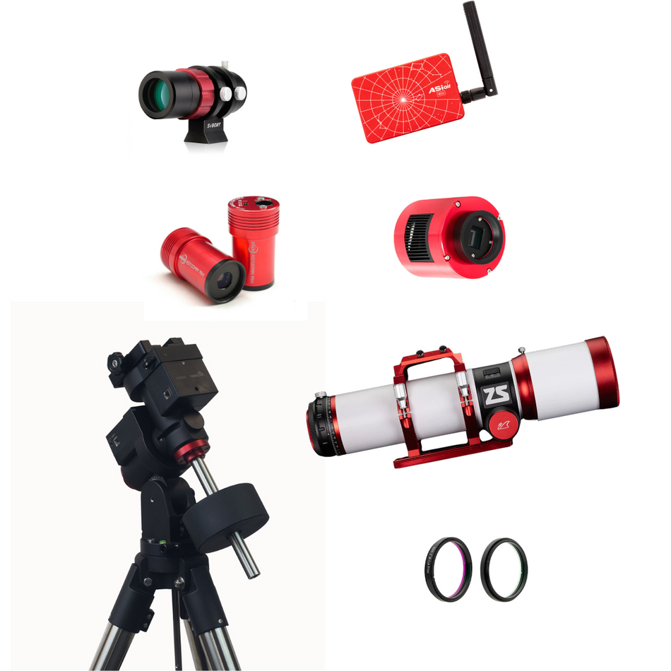 SAVE $$$! Complete Advanced Astrophotography Bundle! WO Zenithstar 81 WIFD, iOptron GEM28 Open Box, ASI585MC-P & More...