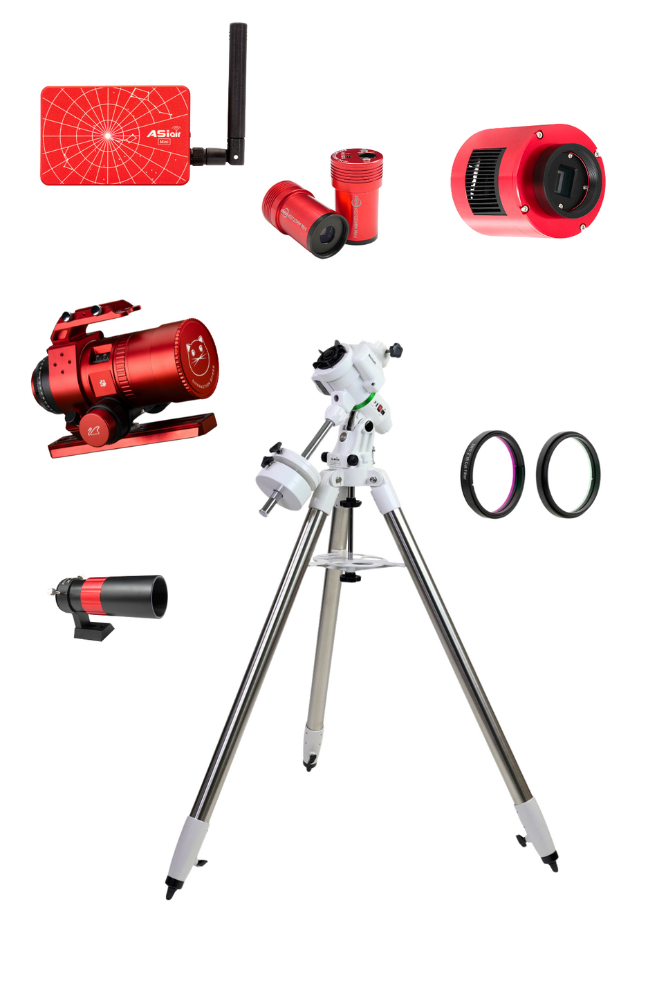 Portable Astrophotography Bundle! The New Skywatcher AL-EQ55i EQ Mount, ZWO ASI585MC-P, ASIAIR Mini & More... Get a free 2" ZWO IR Cut Filter