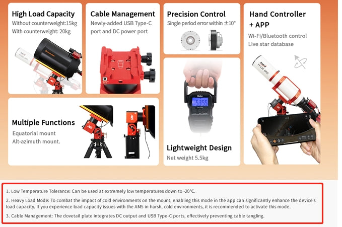 Buy the ZWO AM5N Harmonic Dual Mount & TC40 Tripod and get the ZWO Pier Extension FREE!