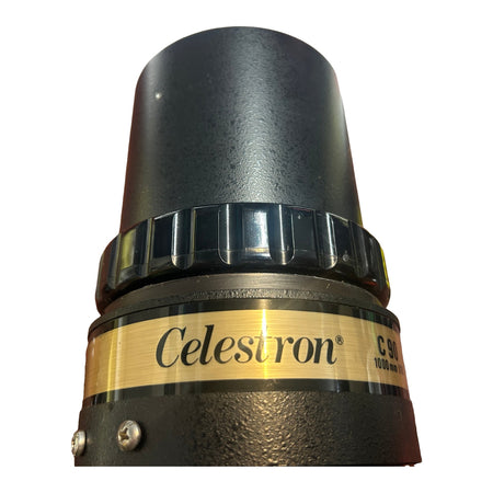 Celestron C90 focus barrel and nameplate