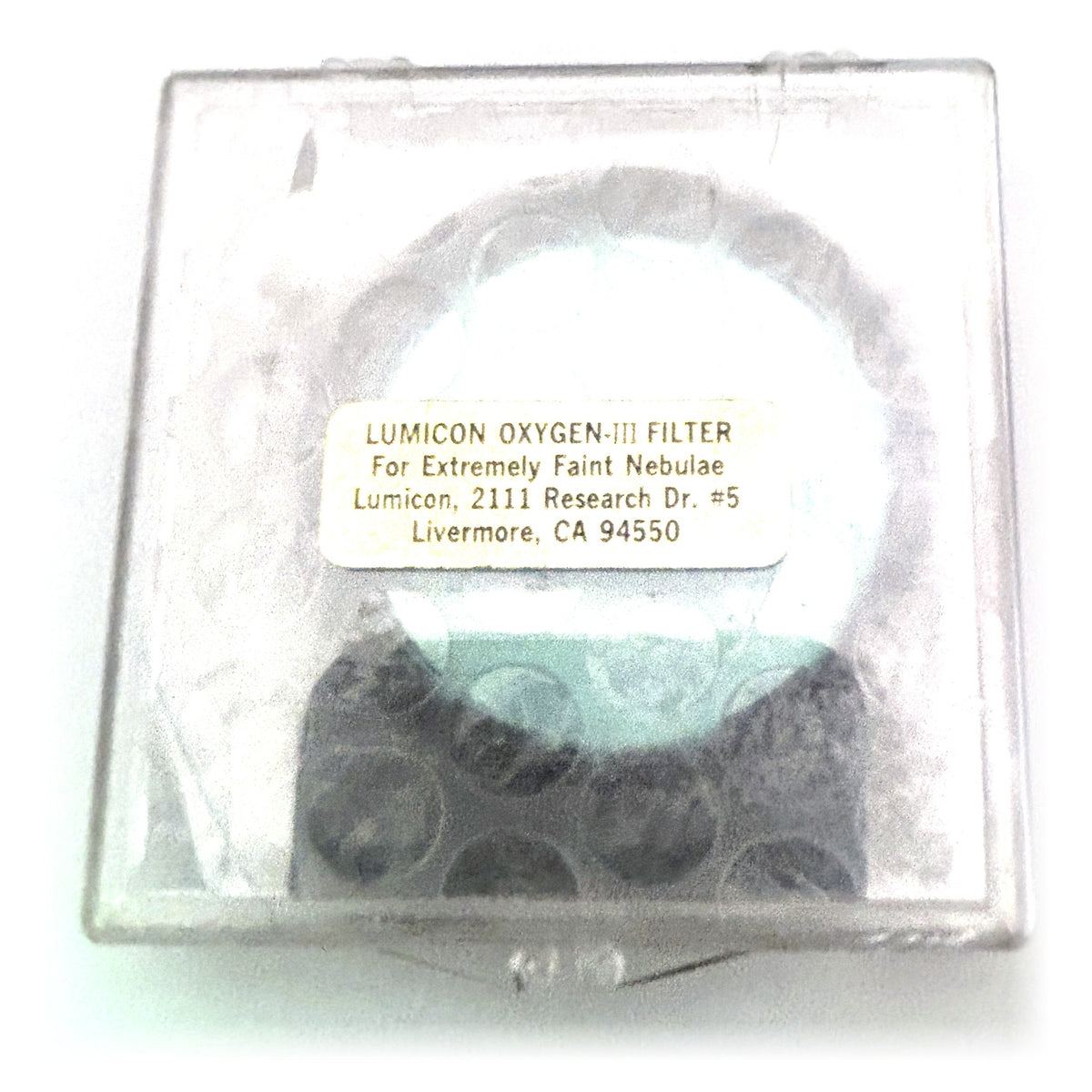 Original Lumicon Livermore CA case label