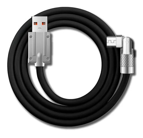 Pegasus Astro Rotatable & Flexible USB Type A to Type C Data Cable - Black, 1.0m - USB3C-ROTFLEX-10BK