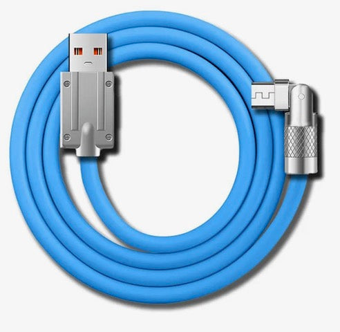 Pegasus Astro Rotatable & Flexible USB Type A to Type C Data Cable - Blue, 1m - USB3C-ROTFLEX-10BL