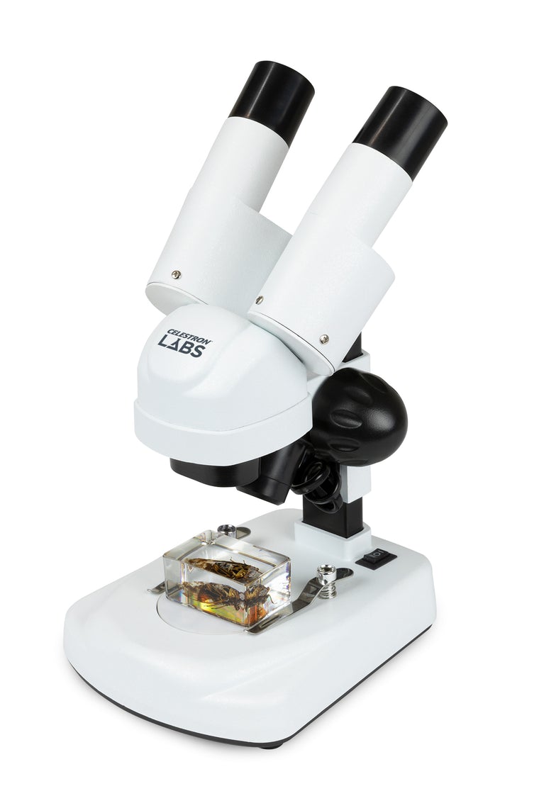 Microscope stéréo coudé Celestron Labs S20 - 44137