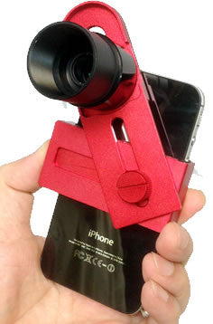 Adaptateur d'oculaire universel pour smartphone iOptron - Rouge - 8432