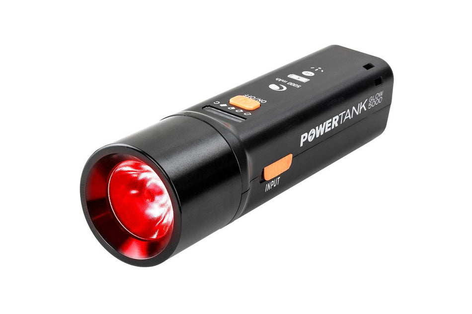 Celestron PowerTank Glow 5000 Red Flashlight & Charger - 93585