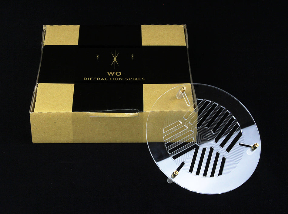 William Optics Diffraction Spikes Bahtinov Focusing Mask - For Dew Shield 75 mm to 110 mm - BM-DS-GR45