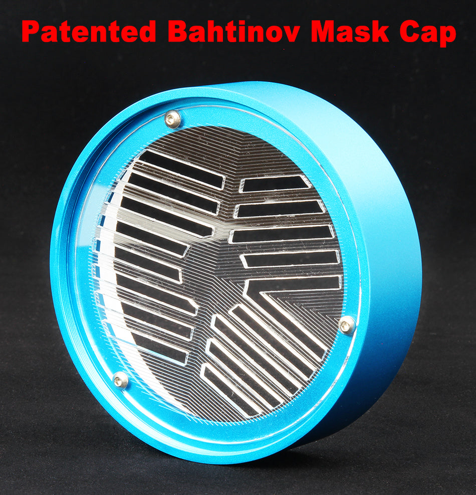 Couvercle de masque Bahtinov bleu William Optics - Pour télescopes WO GT102 et Z103 - CPBM-102BU