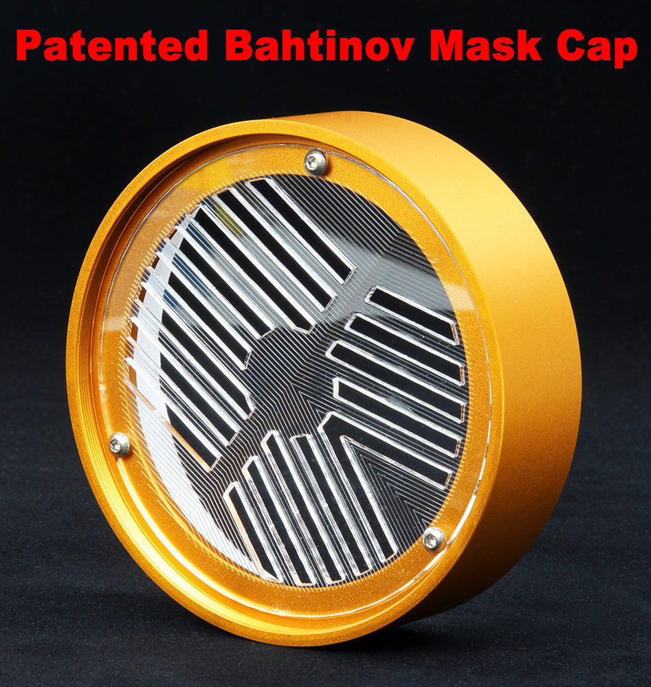William Optics Gold Bahtinov Mask Cover- For WO GT102 and Z103 Telescopes - CPBM-102GD