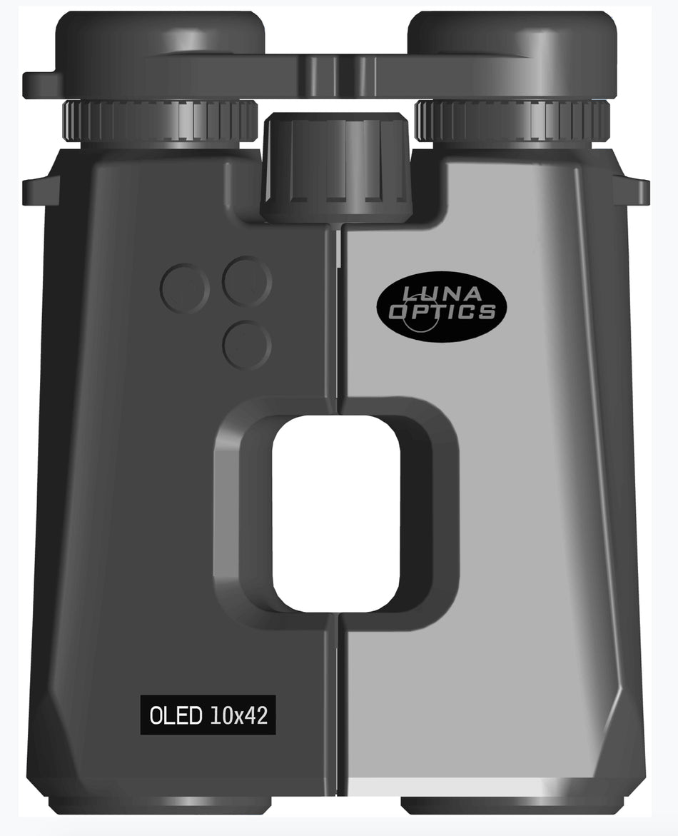 Luna Optics Laser Rangefinder Waterproof Binocular - 10x42 - LRF2200B-PRO