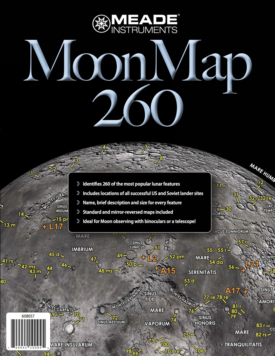 Meade Moon Map 260 - 608057