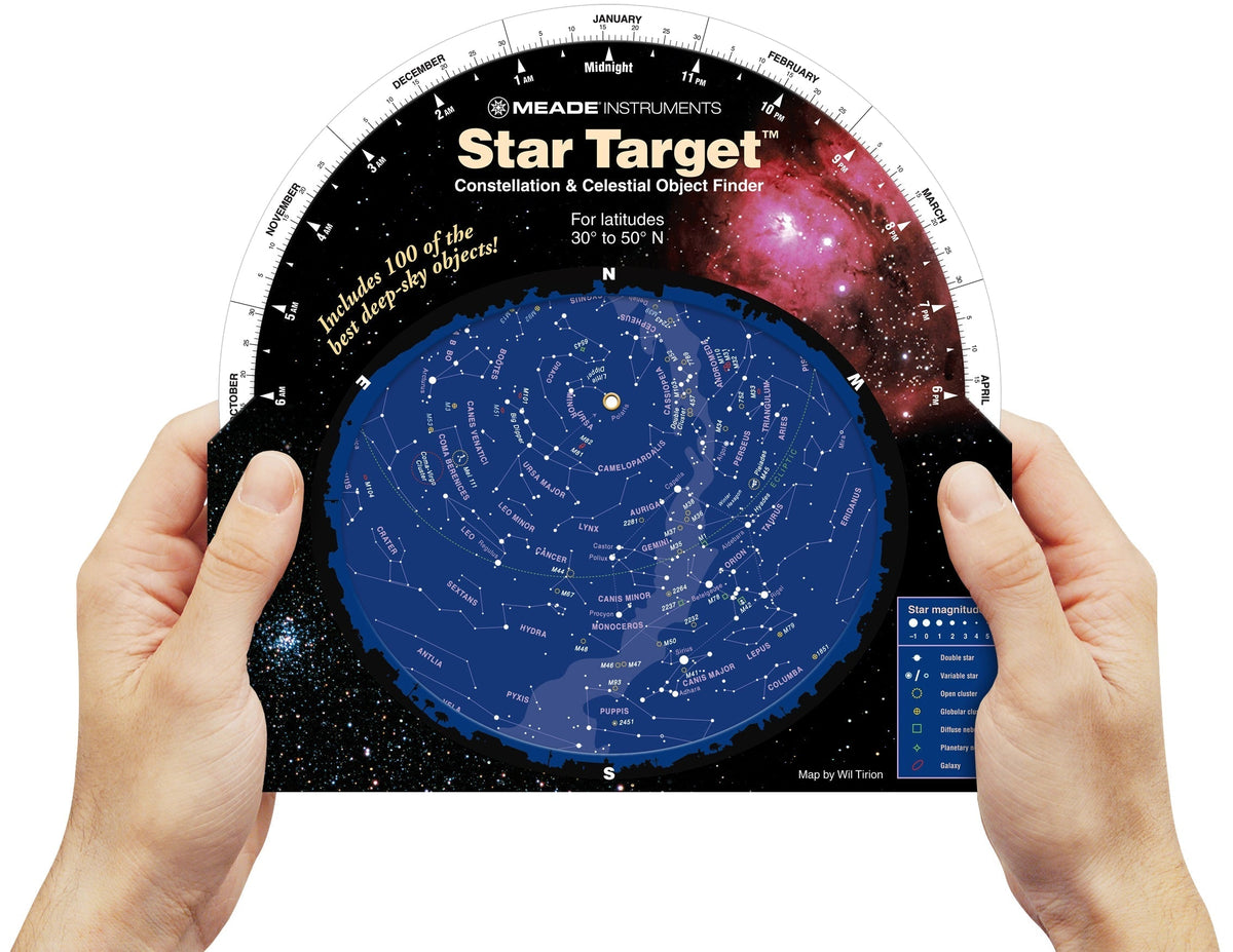 Planisphere Rotating Meade Star Target Planisphere - 608058 – Khan Scope Centre
