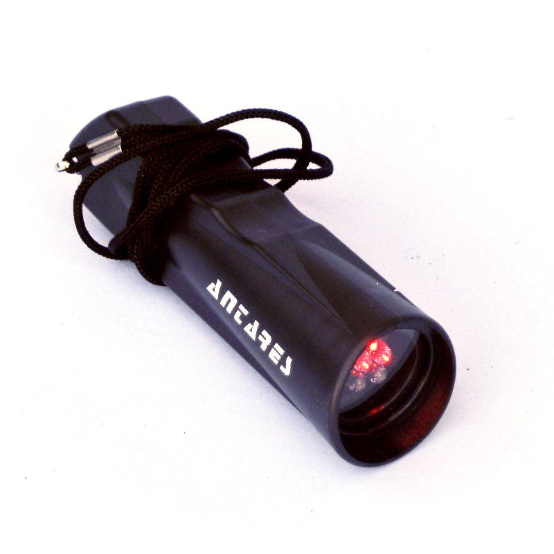 Lampe de poche Antares rouge/blanc à double faisceau - DBF